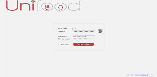 Android application UNIFOOD COMMANDE screenshort