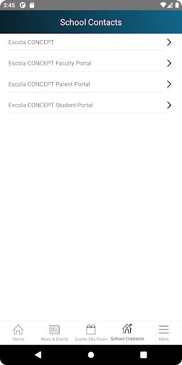 Escola Concept App Screen 2