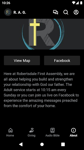 Robertsdale First Assembly Screen 2