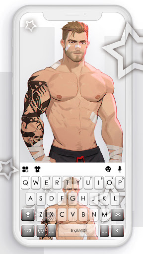 Android application Sexy Muscle Wrestler Keyboard screenshort