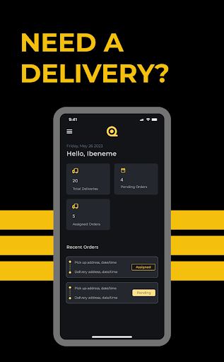 Android application Quicklogisticshub screenshort