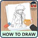ゲームキャラクターの描き方 - Androidアプリ