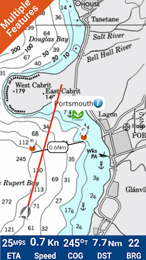 Android application Dominica GPS Map Navigator screenshort