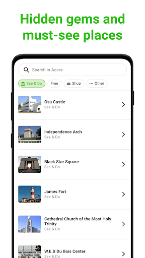 Accra Tour Guide:SmartGuide Screen 3