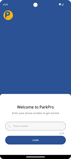 Android application ParkPro Valet screenshort