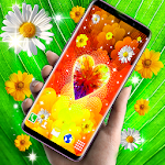 Cover Image of Herunterladen Live wallpaper for Galaxy J2 ⭐ Hearts Themes 6.5.1 APK