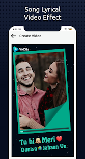 VidStar - Photo Lyrical Video Status Maker Screenshot