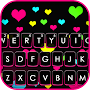 Colorful Love Hearts Keyboard 