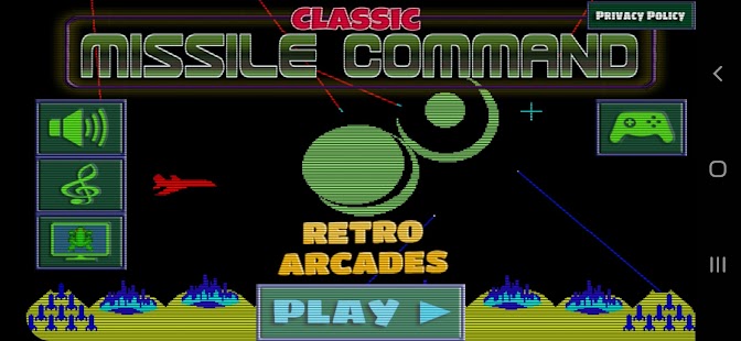 Classic Missile Command Screenshot