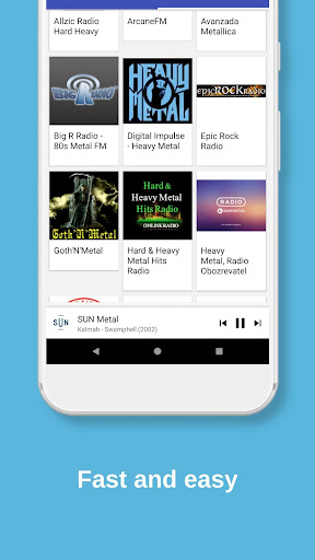 Heavy Metal Radio Stations. Screen 3