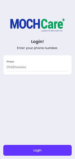 Android application Mochcare screenshort