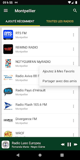 Stations Radio de Montpellier - France