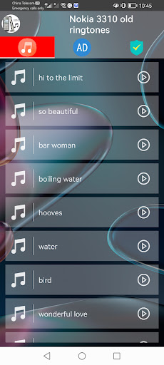 Android application Nokia 3310 Classic Ringtones screenshort