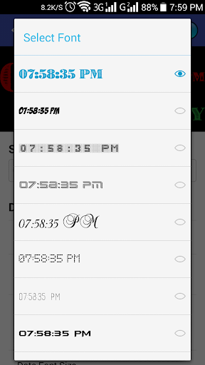 True Digital Clock Screen 2