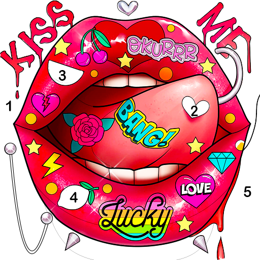 Beauty coloring games-Lips,Eye Download on Windows