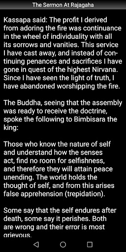 The Sermon At Rajagaha Sutta Screen 3