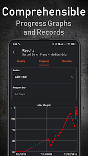 GymUp – workout notebook Apk Download 5