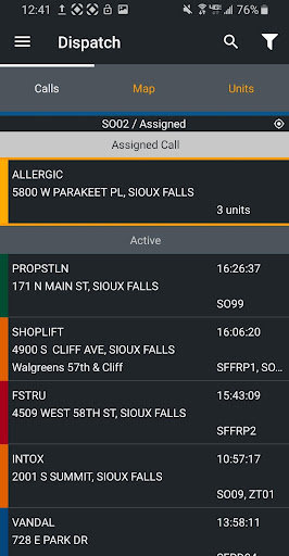 Android application CentralSquare Field Ops screenshort