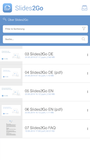 Slides2Go Screen 2