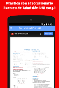 Solucionario Examen Admisión 1.0 APK + Mod (Free purchase) for Android