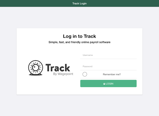 Android application Track - By Wagepoint screenshort