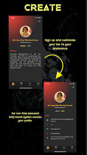 Android application Lymphomap screenshort