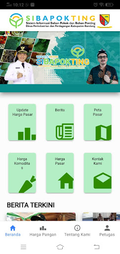 Android application Sibapokting Kabupaten Bandung screenshort