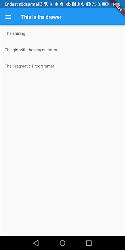Android application Map my list screenshort