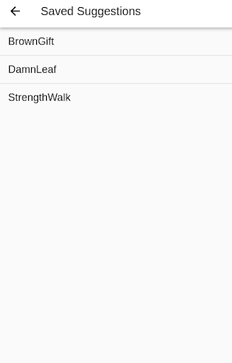 Name Generator Screen 2