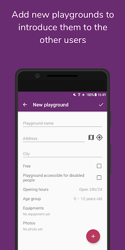 Playgroond - Find playgrounds Screen 2