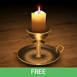 3D Melting Candle Live Wallpaper Free icon