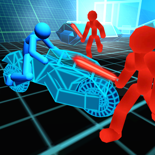 Stickman Neon Motorcycle Race logo
