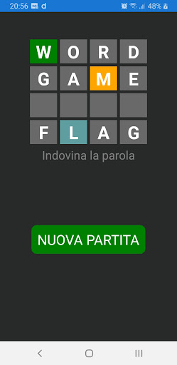 Android application Word Game Flag screenshort