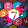 Merge Up 7 - Hexa Puzzle, Merge Number Make 7 icon