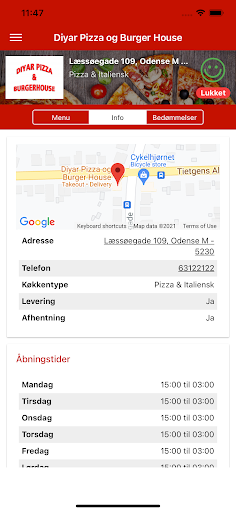 Diyar Pizza og Burger House Screen 2
