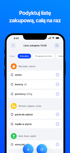 Android application Jak Wydaje: Lista zakupów+ screenshort
