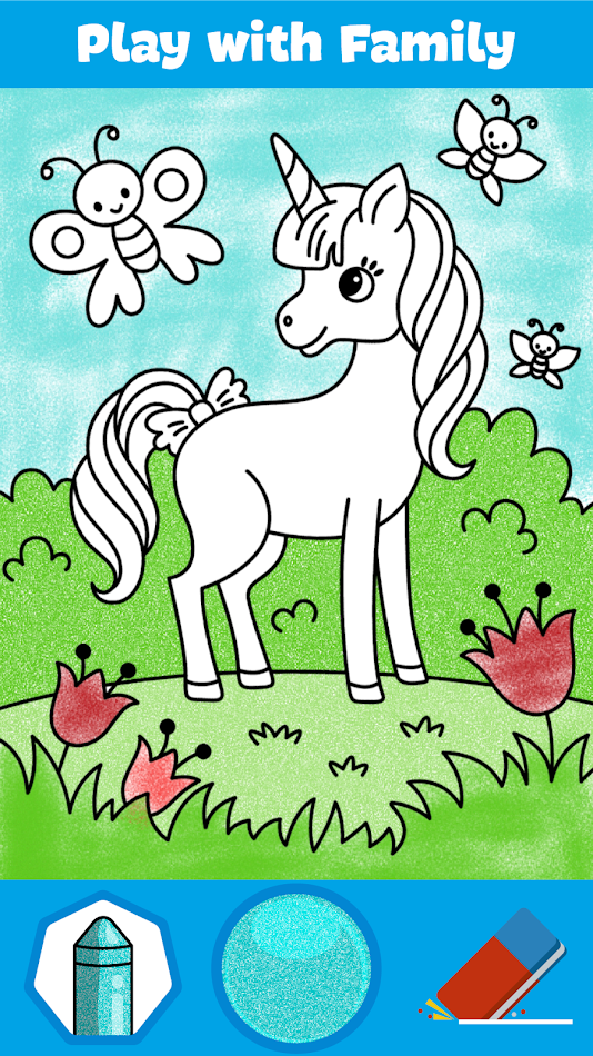 #5. Princess Coloring Book Game (Android) 由: kidsplaylearninggames.com