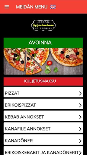 Keljonkankaan Kebab Pizzeria Screen 2