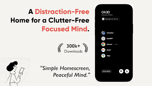 Flow Minimalist Launcher Screen 2