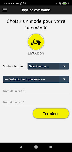 Android application So Drive Burger screenshort