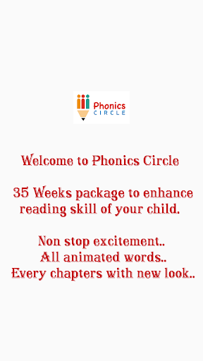 Android application Phonics Circle screenshort