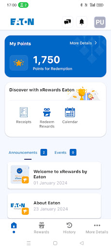 xRewards Eaton Screen 3