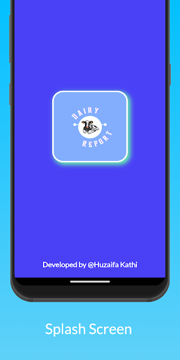 Android application Dairy Report screenshort