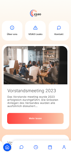 VSAO Basel Memberhub Screen 2