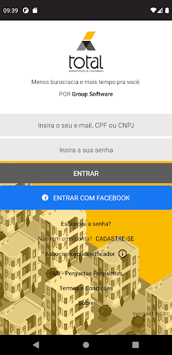 Android application Total Condomínios screenshort