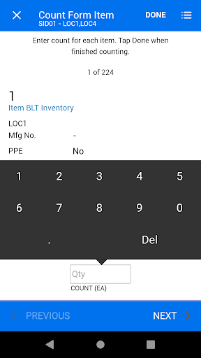 Infor MPC Screen 2