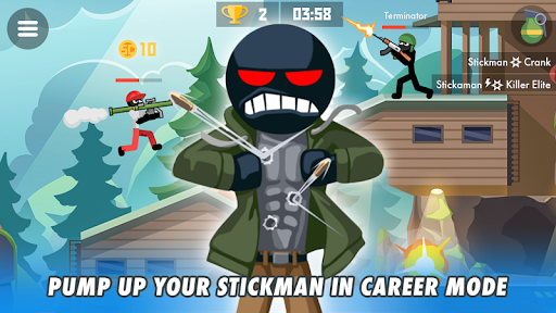 Stickman Combats: Multiplayer Stick Battle Shooter  screenshots 2