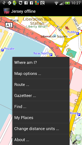 Jersey offline map screenshot 4