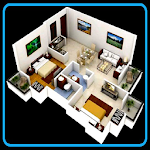 Cover Image of Descargar Home Plan 3D Designs Interior Home Planner Gallery 5 APK