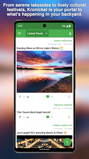 Android application Kronickel screenshort